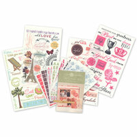 Anna Griffin - Rub On Transfers Kit - Friends Assortment, CLEARANCE