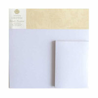 Anna Griffin - Metallic Paper Pack - White Pearl