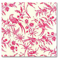 Anna Griffin - 12x12 Paper - Dorothy Collection - Pink Toile, CLEARANCE