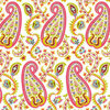 Anna Griffin - Riley Collection - 12 x 12 Paper - Pink Paisley, CLEARANCE