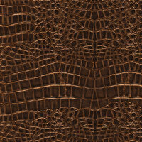 Anna Griffin - Peyton Collection - 12 x 12 Embossed Paper - Brown Crocadile