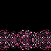 Anna Griffin - Peyton Collection - 12 x 12 Paper - Graphic Black and Pink