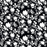 Anna Griffin - Darcey Collection - 12 x 12 Paper - Black Floral