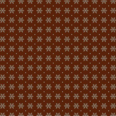 Anna Griffin - The Flora Christmas Collection - 12 x 12 Glittered Paper - Chocolate Flake Dot, BRAND NEW