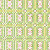 Anna Griffin - Isabelle Collection - 12 x 12 Glittered Paper - Pink and Green Tiles, CLEARANCE