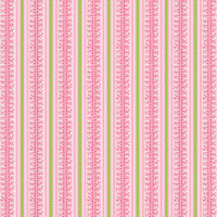 Anna Griffin - Isabelle Collection - 12 x 12 Paper - Pink Stripe, CLEARANCE