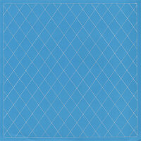 Anna Griffin - Isabelle Collection - 12 x 12 Stitched Cardstock - Blue, CLEARANCE