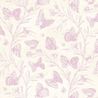 Anna Griffin - Cecile Collection - 12 x 12 Paper - Lavender Butterflies