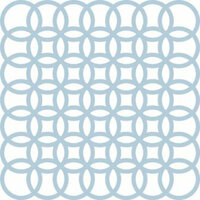 Anna Griffin - Calisto Collection - 12 x 12 Flocked Die Cut Cardstock Sheet - Blue Circles