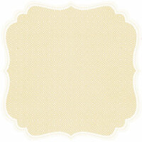 Anna Griffin - Calisto Collection - 12 x 12 Die Cut Paper - Ivory, CLEARANCE