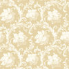 Anna Griffin - Cecile Christmas Collection - 12 x 12 Paper - Gold Floral, CLEARANCE
