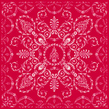 Anna Griffin - Holiday Traditions Collection - Christmas - 12 x 12 Paper - Bandana
