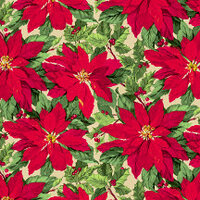 Anna Griffin - Cecile Christmas Collection - 12 x 12 Paper - Poinsettia