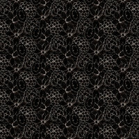 Anna Griffin - Fifi and Fido Collection - 12 x 12 Paper - Black Flowers