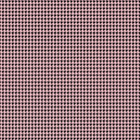 Anna Griffin - Fifi and Fido Collection - 12 x 12 Flocked Paper - Pink Houndstooth