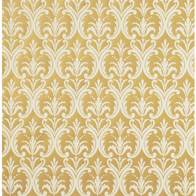 Anna Griffin - Francesca Collection - 12 x 12 Flocked Paper - Taupe Damask
