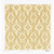 Anna Griffin - Fleur Rouge Collection - 12 x 12 Flocked Paper - Gold Damask