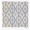 Anna Griffin - Fleur Rouge Collection - 12 x 12 Flocked Paper - Blue Damask