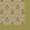 Anna Griffin - Haven Collection - 12 x 12 Double Sided Paper - Damask - Blue