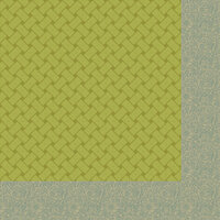 Anna Griffin - Haven Collection - 12 x 12 Double Sided Paper - Woven - Olive