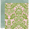 Anna Griffin - Olivia Collection - 12 x 12 Double Sided Paper - Acanthus Pink