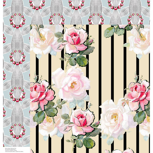Anna Griffin - Eleanor Collection - 12 x 12 Double Sided Paper - Cardstock 1
