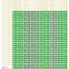 Anna Griffin - Gabbie Collection - 12 x 12 Double Sided Paper - Green Bean