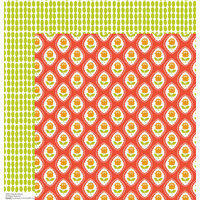 Anna Griffin - Gabbie Collection - 12 x 12 Double Sided Paper - Cameo Coral