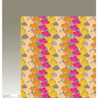 Anna Griffin - Blomma Collection - 12 x 12 Double Sided Paper - Anya Orange