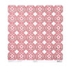 Anna Griffin - Hope Chest Collection - 12 x 12 Silver Foiled Paper - Quatrefoil Pink