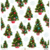 Anna Griffin - Christmas Kitsch Collection - 12 x 12 Paper - Trees