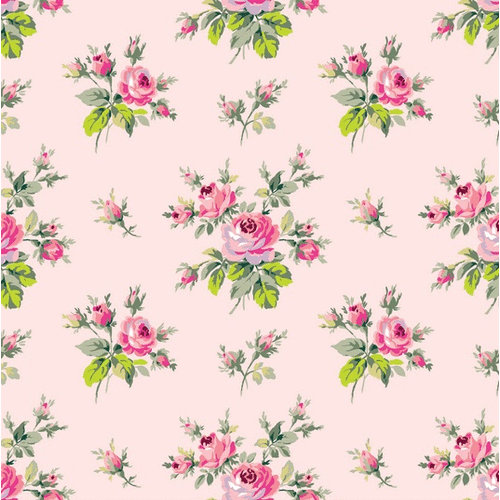 Anna Griffin - Grace Collection - 12 x 12 Paper - Bouquet Pink