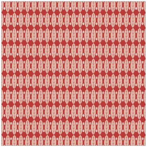 Anna Griffin - Jolie Collection - 12 x 12 Paper - Feuille Red