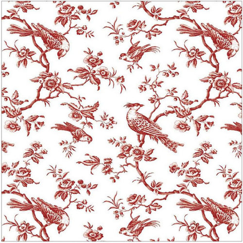 Anna Griffin - Jolie Collection - 12 x 12 Paper - Oiseau Red