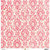 Anna Griffin - Madison Collection - 12 x 12 Paper - Damask Distress - Cherry
