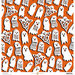 Anna Griffin - Battastic Collection - Halloween - 12 x 12 Paper - Ghost Cutouts - Ivory