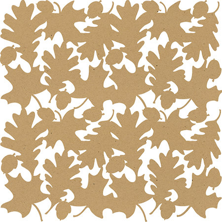 Anna Griffin - Battastic Collection - Halloween - 12 x 12 Die Cut Paper - Leaves