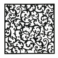 Anna Griffin - Endora Collection - Halloween - 12 x 12 Die Cut Paper with Glitter Accents - Black