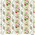 Anna Griffin - Fancy French Collection - 12 x 12 Paper - Floral Stripe - Ivy