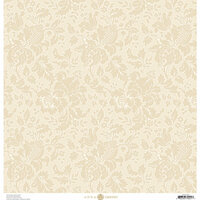 Anna Griffin - Fancy French Collection - 12 x 12 Paper - Ivory