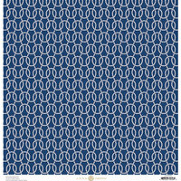 Anna Griffin - Seafarer Collection - 12 x 12 Cardstock - Carrick Bend