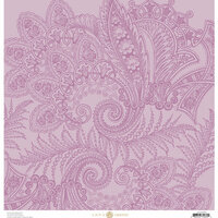 Anna Griffin - Charlotte Collection - 12 x 12 Cardstock - Paisley