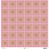 Anna Griffin - Charlotte Collection - 12 x 12 Paper - Flower Square - Pink