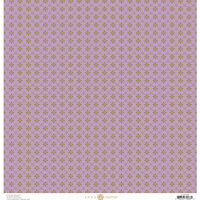 Anna Griffin - Charlotte Collection - 12 x 12 Paper with Foil Accents - Lavender