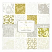 Anna Griffin - The Georgette Holiday Collection - Christmas - 12 x 12 Double Sided Cardstock Pack