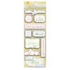 Anna Griffin - Cecile Collection - Glittered 3 Dimensional Stickers - Titles, CLEARANCE