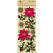 Anna Griffin - Calisto Christmas Collection - Glittered 3 Dimensional Stickers, CLEARANCE