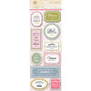 Anna Griffin - Eleanor Collection - 3 Dimensional Stickers - Titles