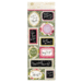 Anna Griffin - Grace Collection - 3 Dimensional Stickers with Foil Accents - Title