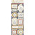 Anna Griffin - Jolie Collection - 3 Dimensional Stickers with Foil Accents - Title